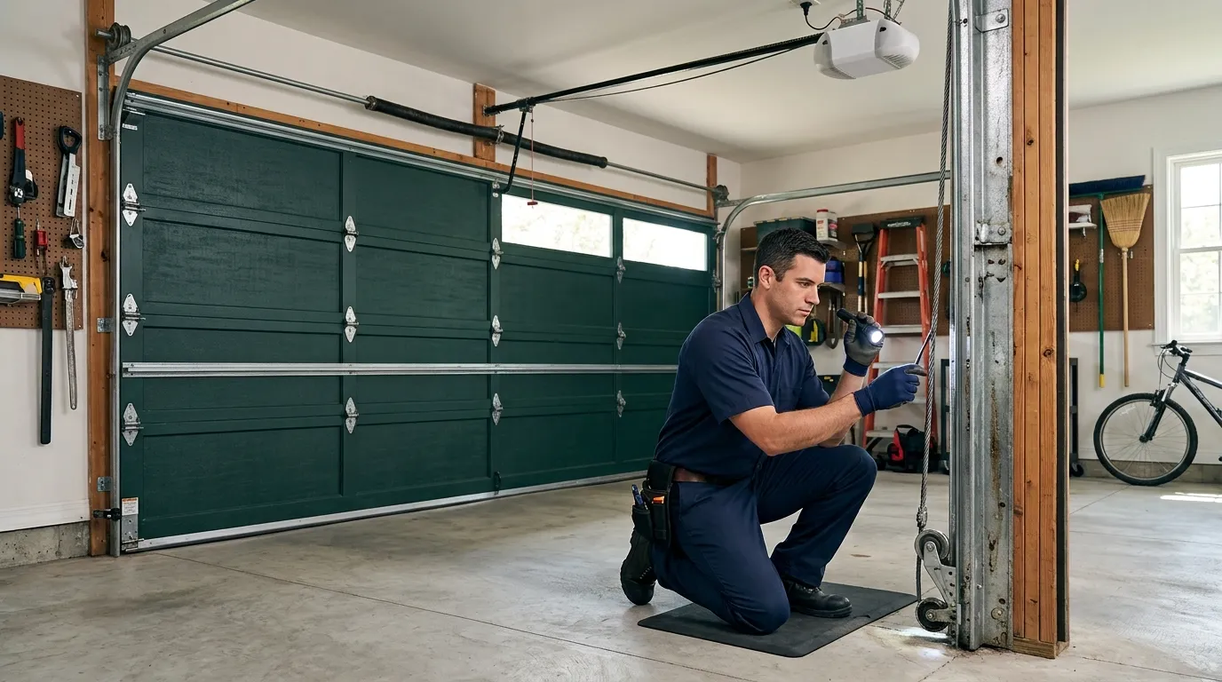 Garage Door Maintenance for Jersey Village's 1990s-Era Doors in Katy