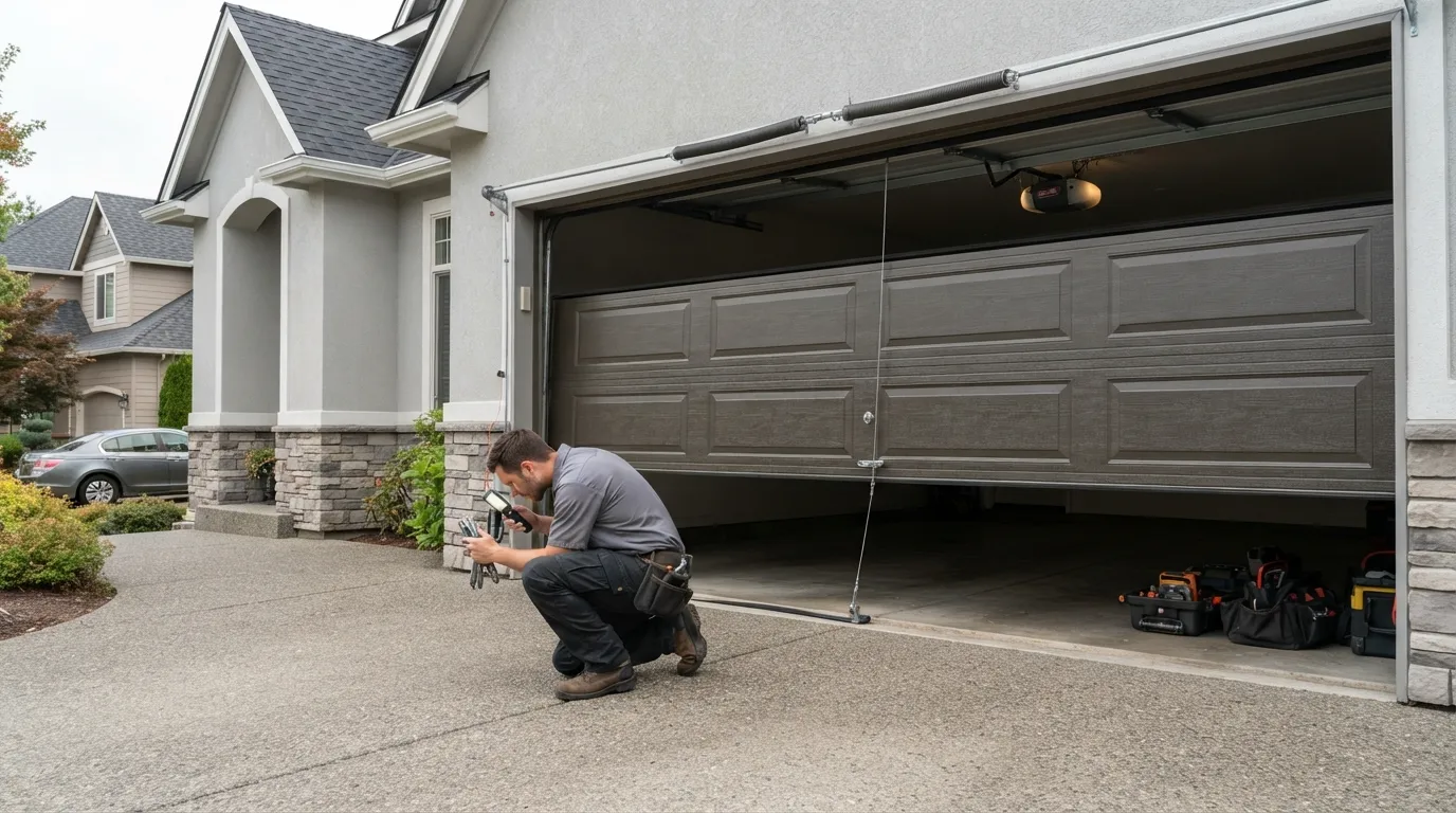 Garage Door Repair for Cinco Ranch's 1990s Double Doors in Katy