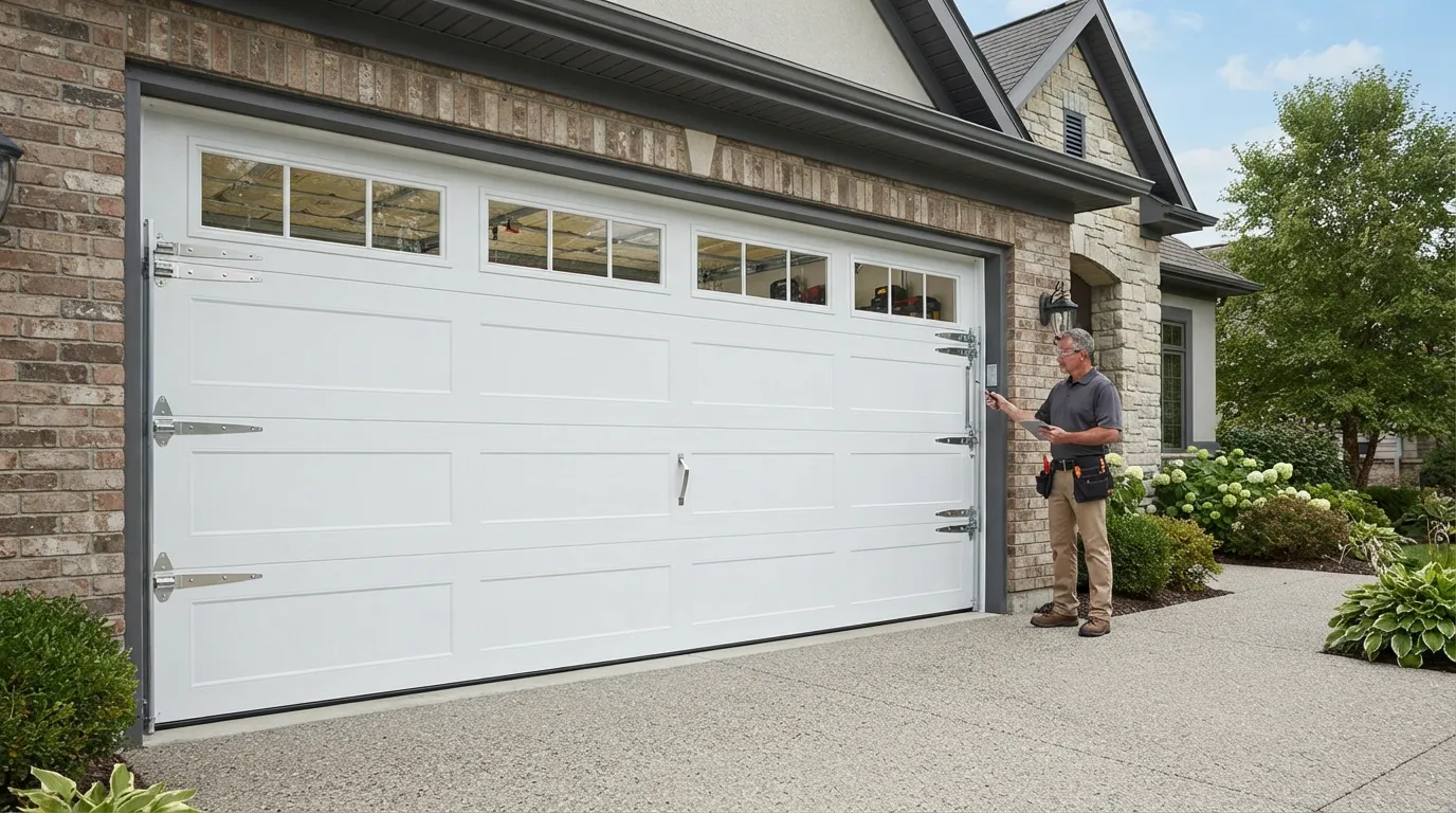 New Garage Door Installation for Four Corners Homes in Katy
