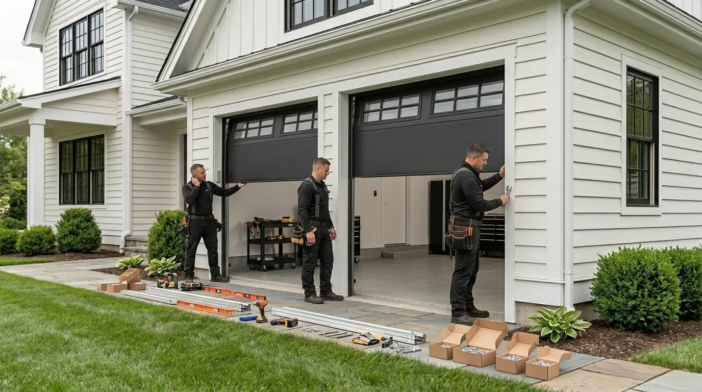 New Garage Door Installation, Piney Point Village in Katy