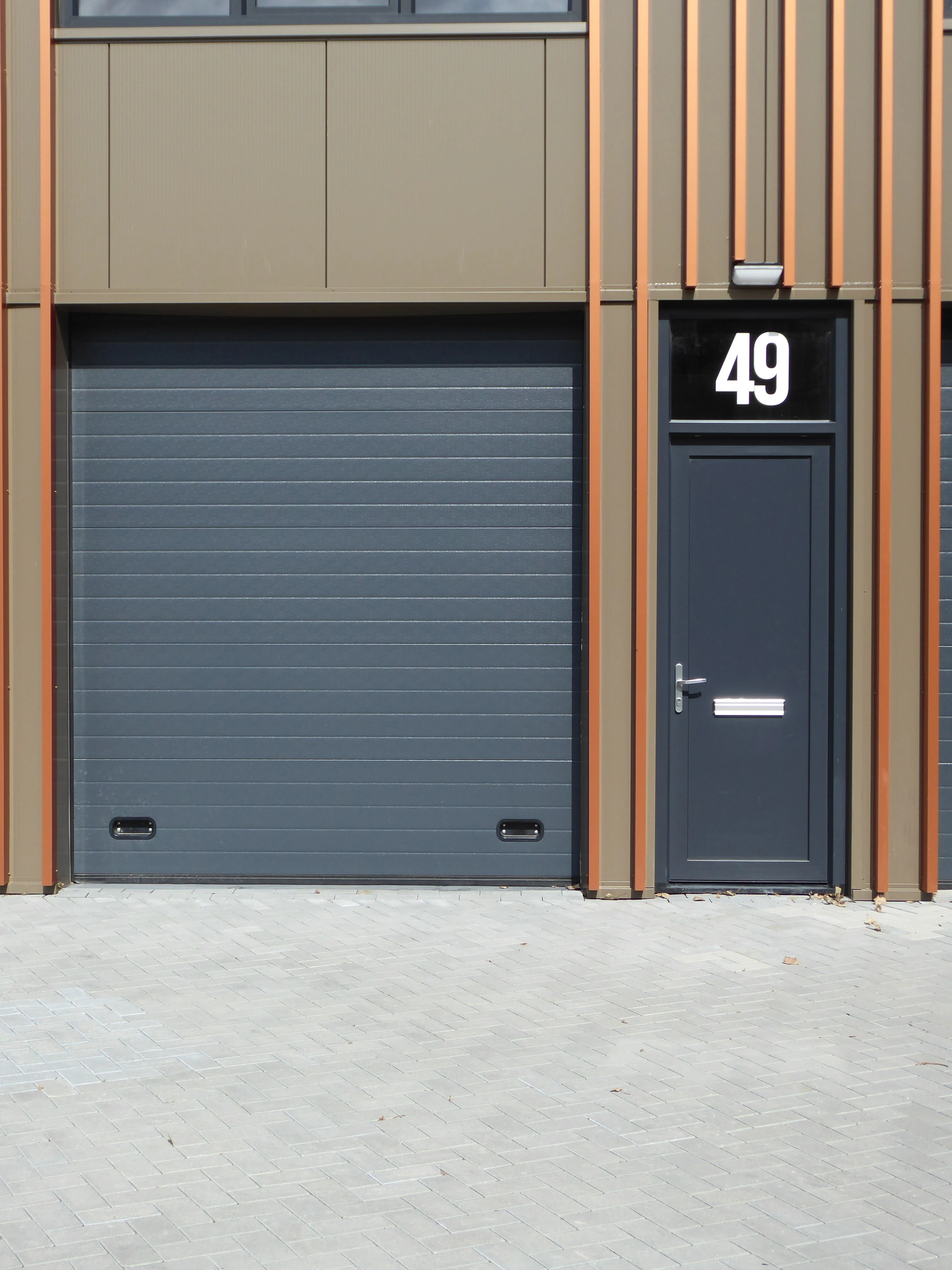 Residential garage door in Katy